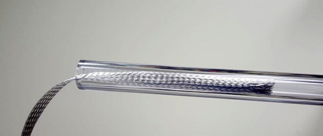 A heavy-walled, small diameter butyrate tube with exceptional clarity
