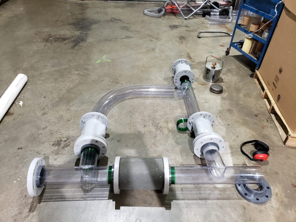 A fabricated tubing system with threading and metal attachments