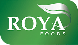 This is the logo for Roya Foods.